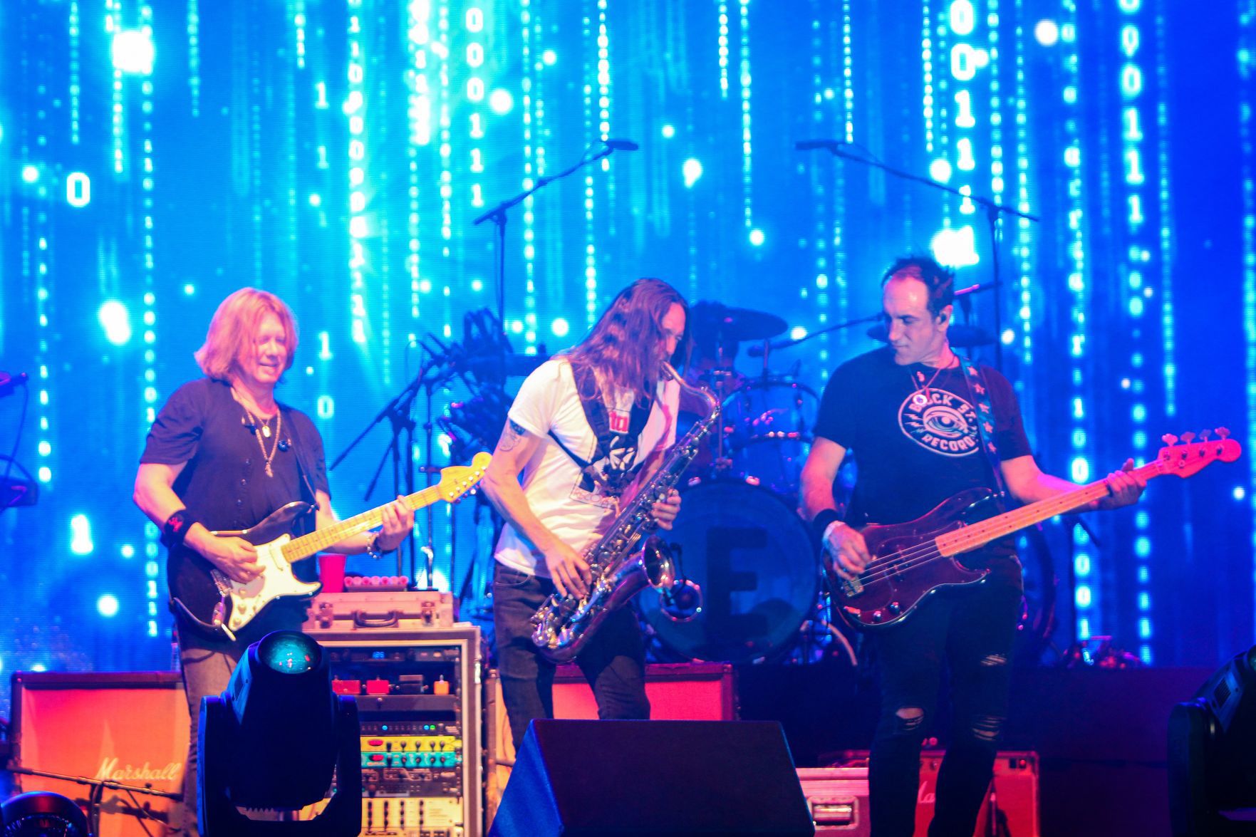 El Monstero performs at Hollywood Casino Amphitheatre's parking lot Drive-In concert series